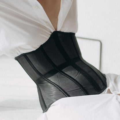 Women's Lace-Up Casual Waistcoat