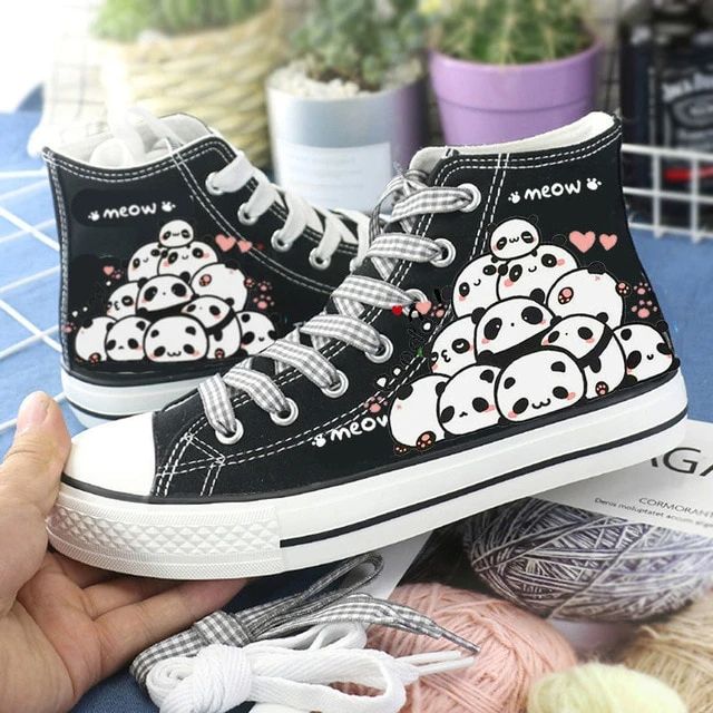 High-Top Shoes Canvas Shoes White Shoes Women's Shoes