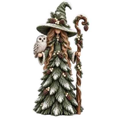 Witch Figurines Christmas Table Decorations