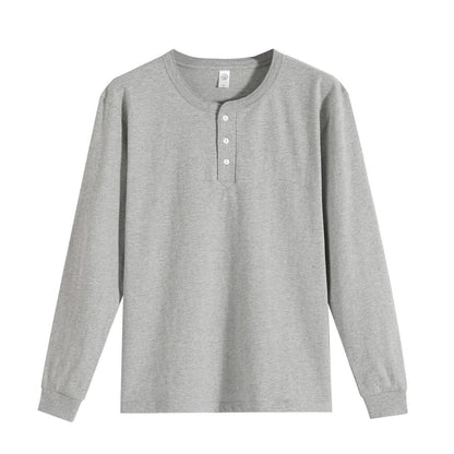 Pullover New Style Combed Pure Cotton Long Sleeve