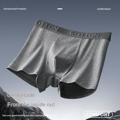 High-End Antibacterial Cotton Boxer Briefs For Men