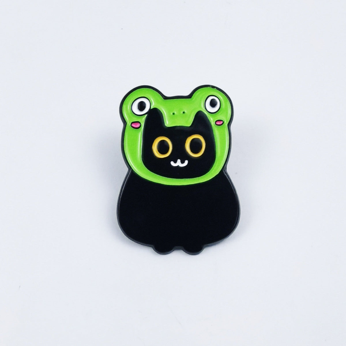 Black Catstyle Brooch, Versatile And Niche, Made Of Alloy For Clothing
