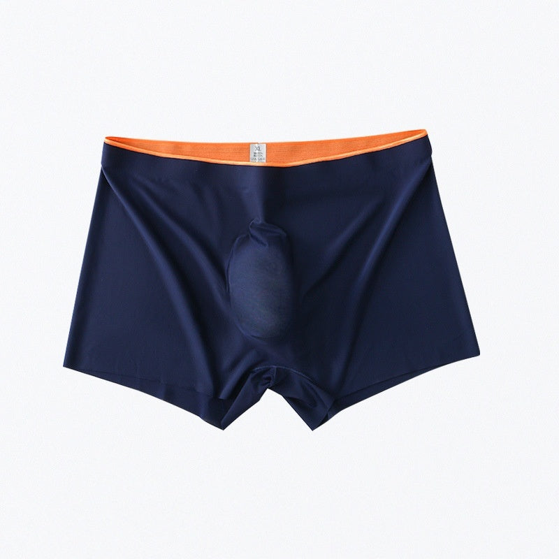Men's Ice Silk Seamless Boxers