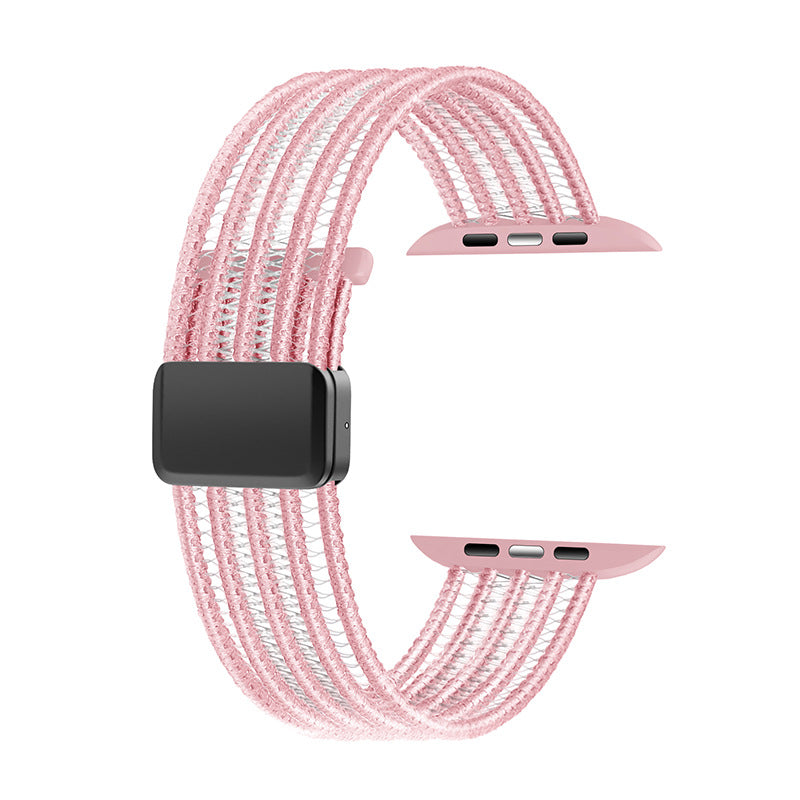 Nylon Magnetic Watch Strap Compatible With Select Smartwatches