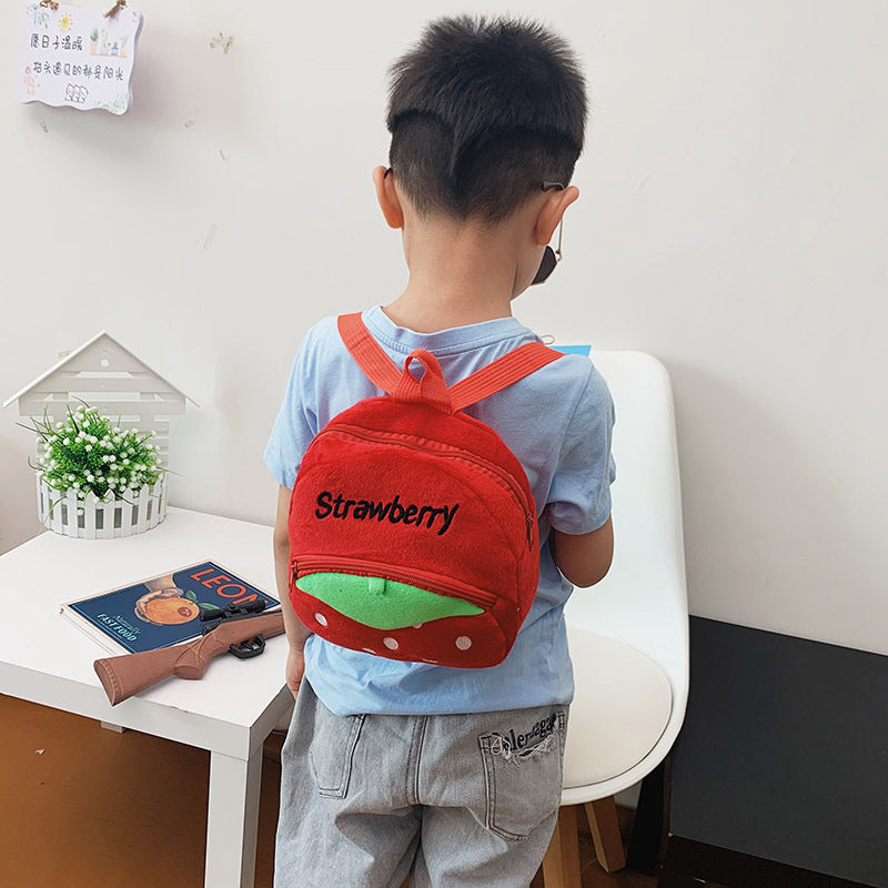 Early Childhood Education Cute Baby Children Plush School Bag