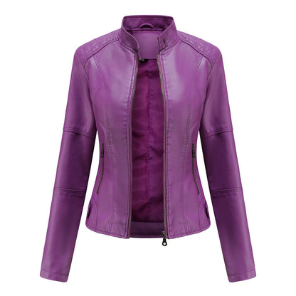 Arrival Hot-Selling AutumnWinter Womens Fashionable PU Leather Suit
