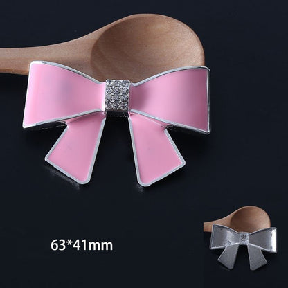 Diamond Bow-shaped Shoe Buckle Accessories Diy Phone Case Ornament Accessories