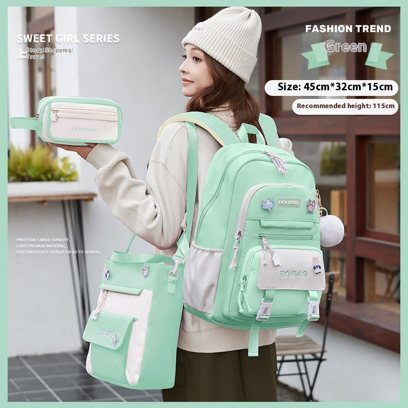 Student Children Schoolbag Girls Waterproof Backpack