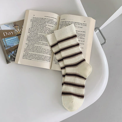 Embroidered Socks For Children With Double Stitches