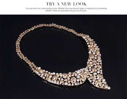Four-piece Dinner Dress Accessories Alloy Set