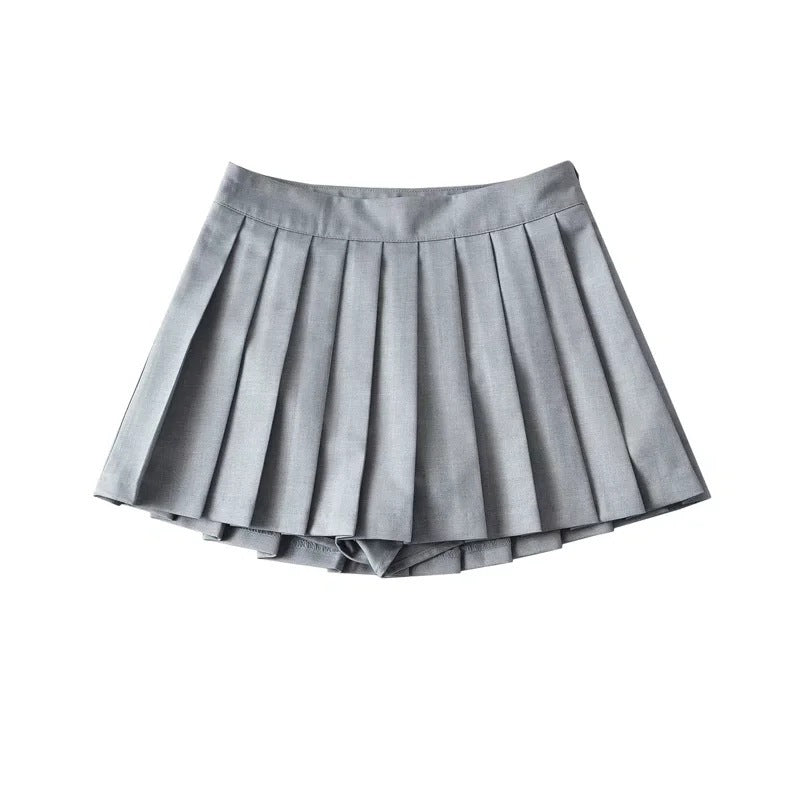 High Waist A-Line Skirt