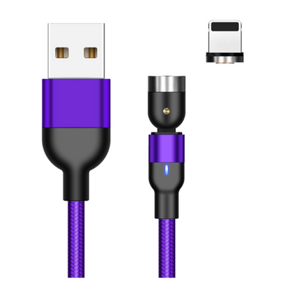"Essager 360° Rotating Magnetic USB Charging Cable for Android & Apple and Type C