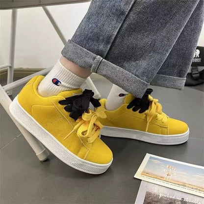 Niche Vintage Chunky-soled Sneakers For Men