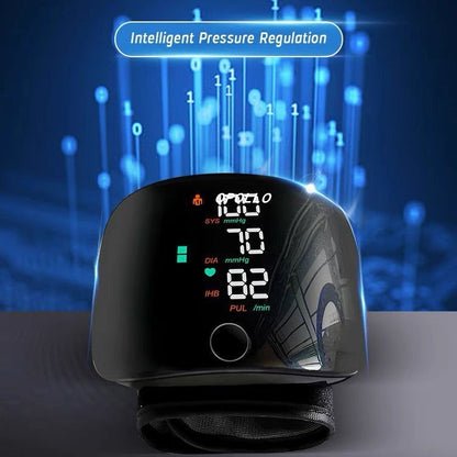 Wrist Sphygmomanometer Rechargeable Blood Pressure Meter Wrist Blood Pressure Eter Smart Touch Screen Blood Pressure Meter Household Electronics