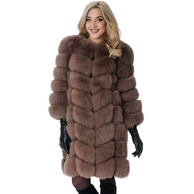 Thick Warm Fur Coat For Women