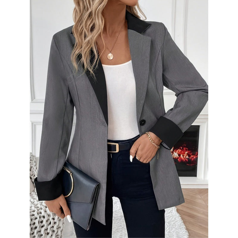 Autumn And Winter Elegant Small Suit Coat Top