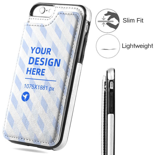 Dual Buckle Card Holder Leather Phone Case
