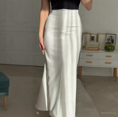 Womens Stylish Versatile Long Skirt