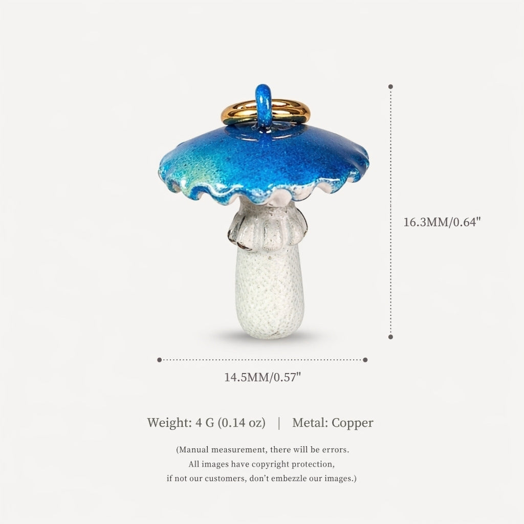 Fashionable Colorful Mushroom Pendant Accessory