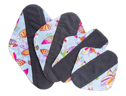 Printed Washable Sanitary Napkins, Charcoal Nursing Pads