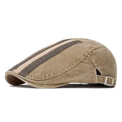 Men's Spring Summer Washed Cotton Forward Cap