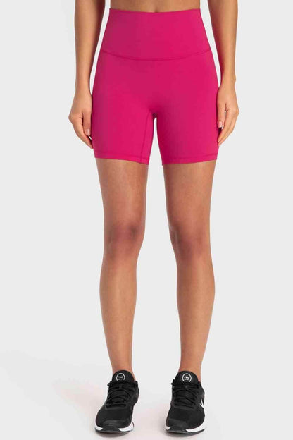 Millennia Staying Cozy Wide Waistband Biker Shorts For Comfort