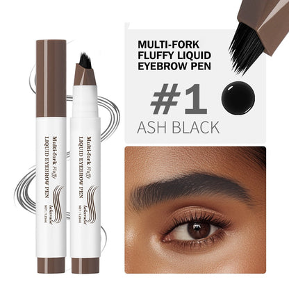 Multi-fork Plush Water Eyebrow Pencil Waterproof And Durable