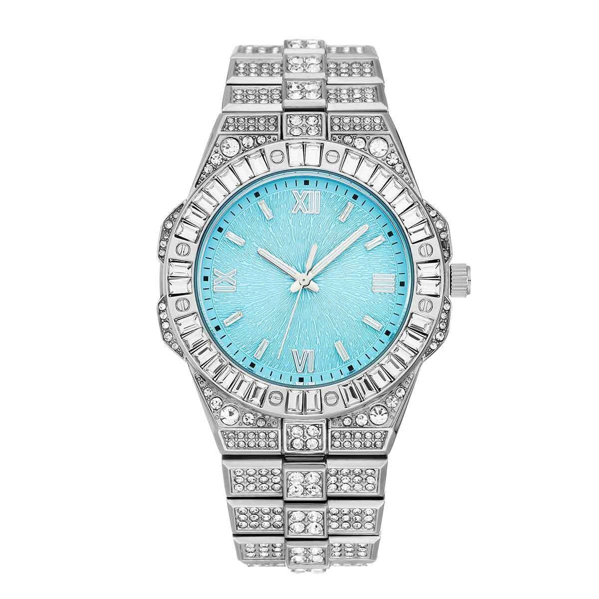 Full-diamond Watch Unisex Hip-hop Party Wristwatch