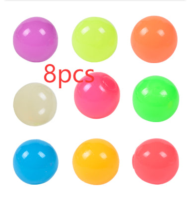 The Same Luminous Ceiling Ball Vibrato Fluorescent Sticky Target Ball Children's Sticky Wall Ball