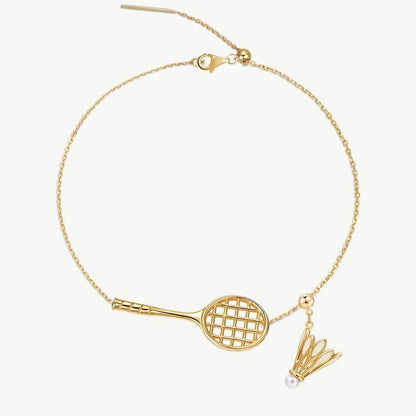 Badminton Racket Pull Bracelet For Women