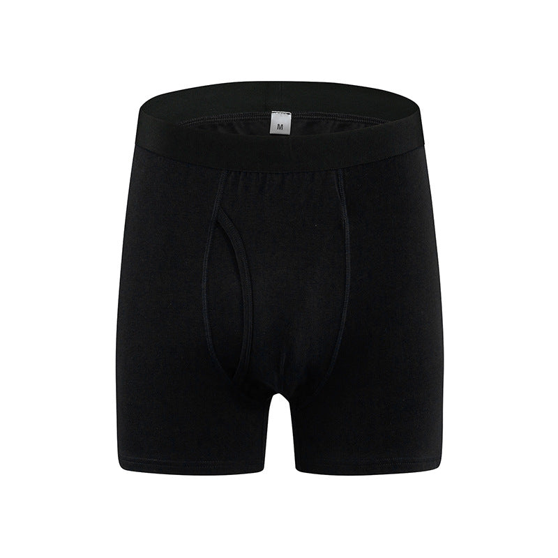 Mens Large-Size Cotton Boxer Briefs