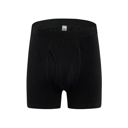 Mens Large-Size Cotton Boxer Briefs