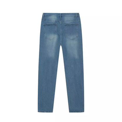 Personality Denim Skinny Jeans For Men