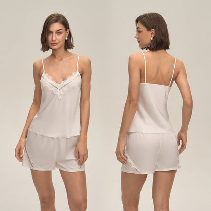 Suspender Shorts Set Womens Loungewear Nightwear