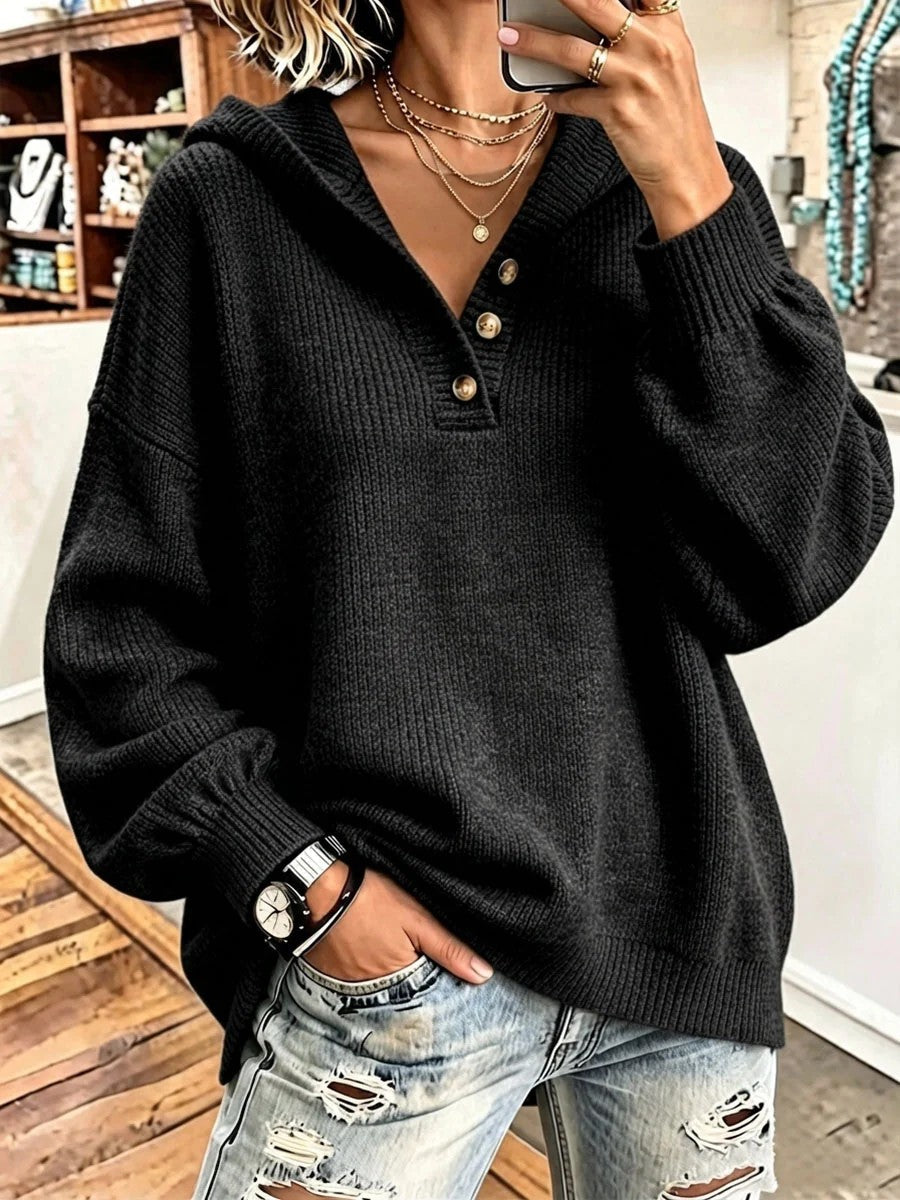 Women's Knitted New-Style Hooded Sweater