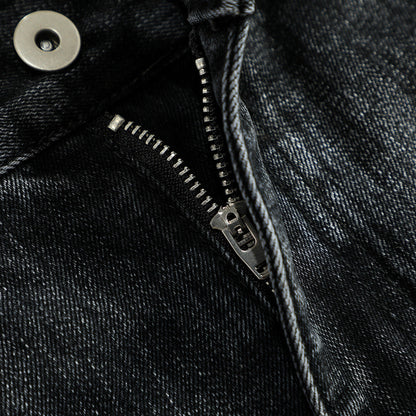 Retro Washing Water Denim Shorts Men