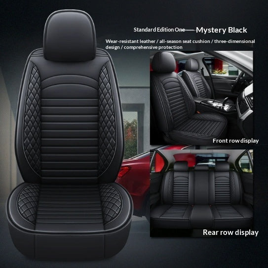 Four-Season Universal Leather Seat Covers Full-Enclosure Five-Seater Car Mats