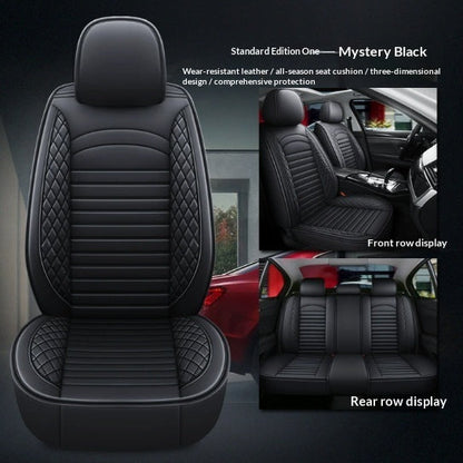 Four-Season Universal Leather Seat Covers Full-Enclosure Five-Seater Car Mats