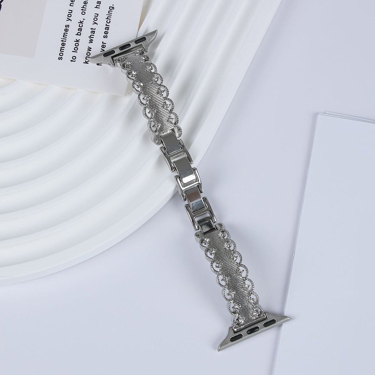 Lace Zircon Watch Strap Suitable For IWatch S10  Xiaomi Mi Band 9 108Pro Xiaomi 10