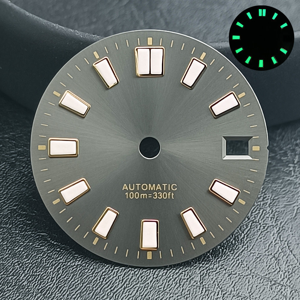 Sunburst Dial Compatible With NH35 Mechanical Movement