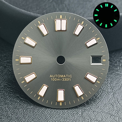 Sunburst Dial Compatible With NH35 Mechanical Movement