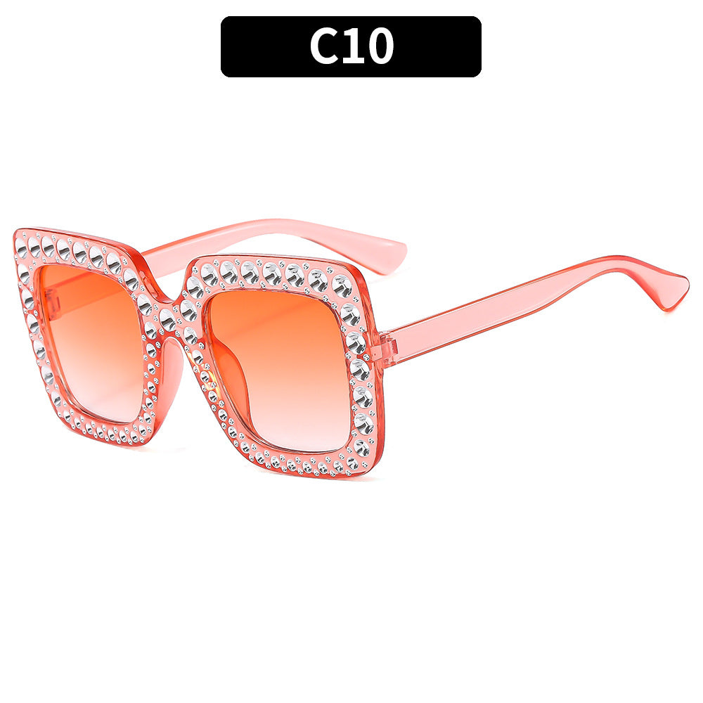 Plastic Box Sunglasses Fashion Personality Trend
