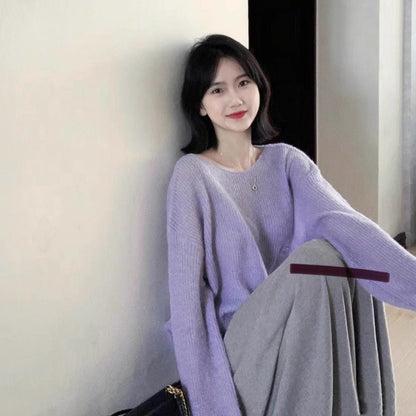 Thin Loose And Lazy Style Pullover Top