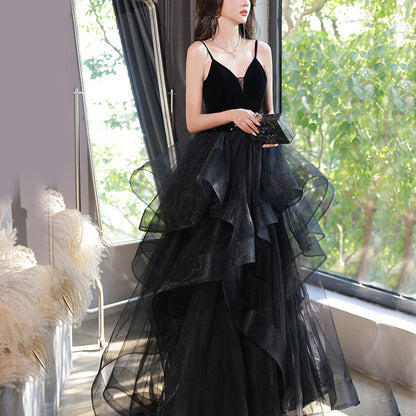 Women's Temperament Celebrity Fairy Evening Dress