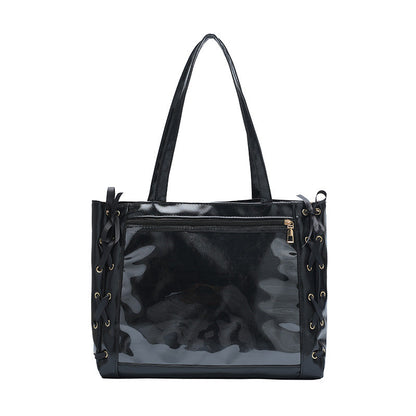Large-Capacity Ribbon Bow Handheld Shoulder Bag