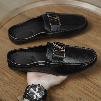Men's Closed Toe Slip-On Leather Loafers