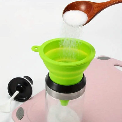 Collapsible Funnel for Water Bottle Liquid Transfer