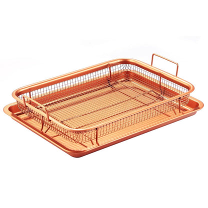 Crispy Tray Set Non Stick Grill Basket