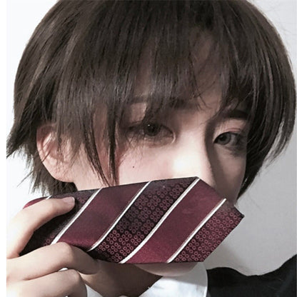 Wigs for Men and Women Short Hair Bangs