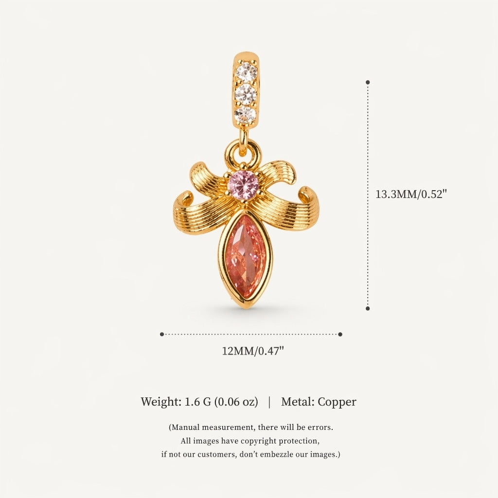 December Zircon Heart-shaped Pendant